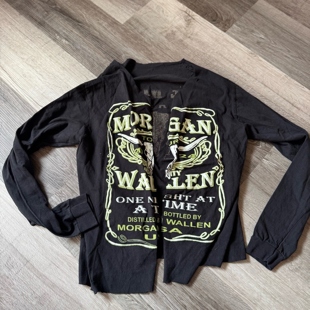 Black Long Sleeve Graphic Tee